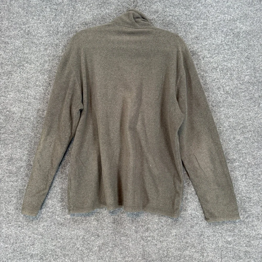 The North Face Sweater Men Large Gray TKA 100 Fleece 1/4 Zip Sweatshirt Pullover